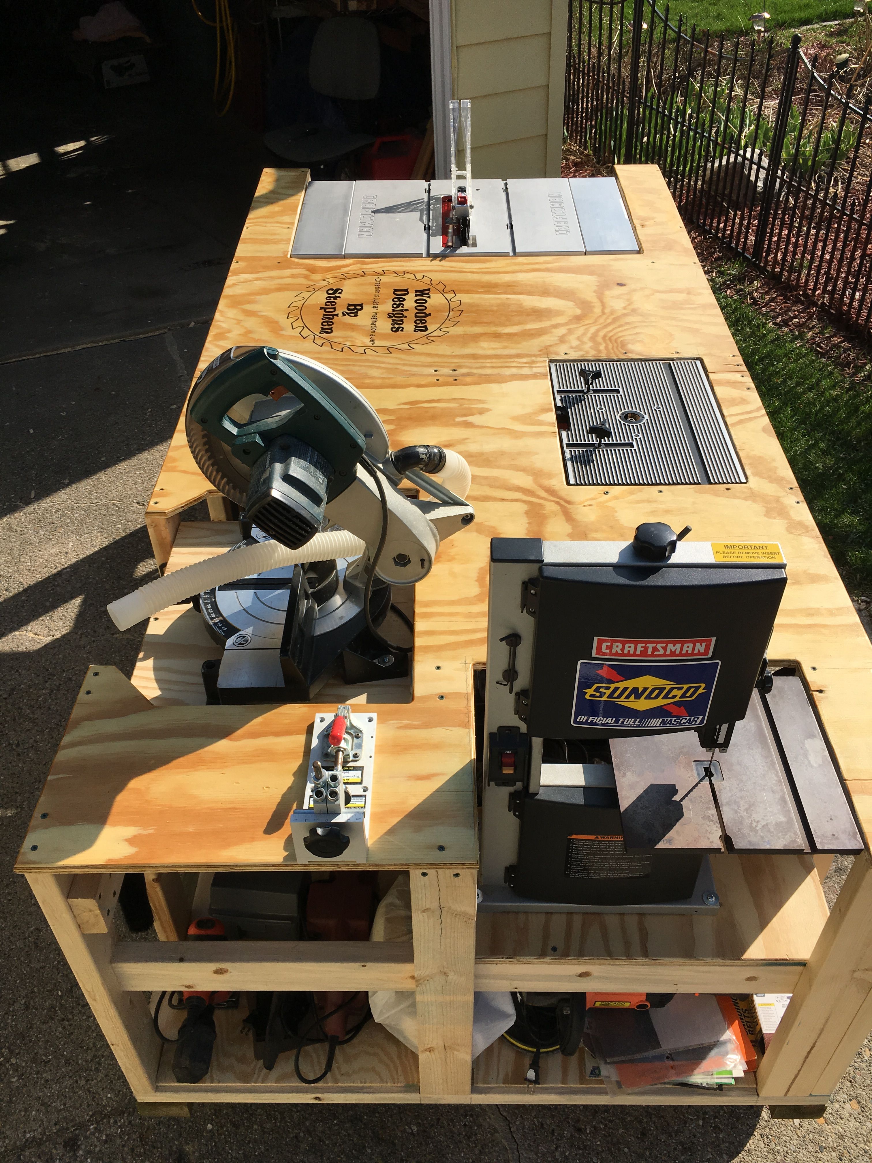 building a miter saw bench